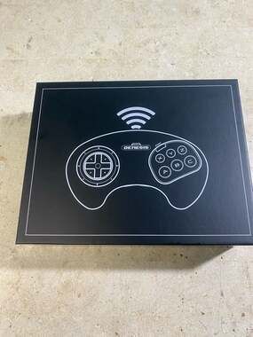 Retro-Bit BIG6 2.4GHz Wireless Arcade Pad for Sega Genesis, PC, and Mac